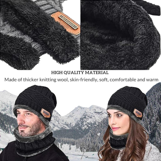 Winter Beanie Fleece Cap and Neck For men women